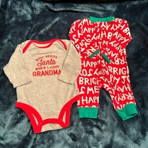 Bundle of 2, Gender Neutral Christmas Onesies